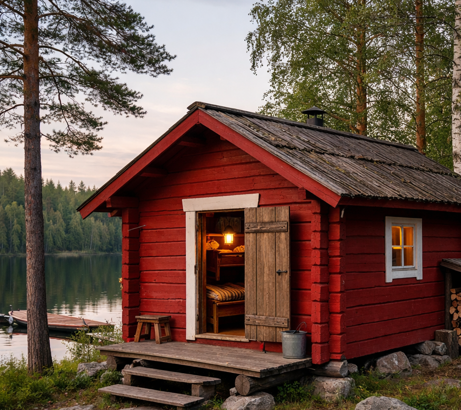 Wilderness hut Finland